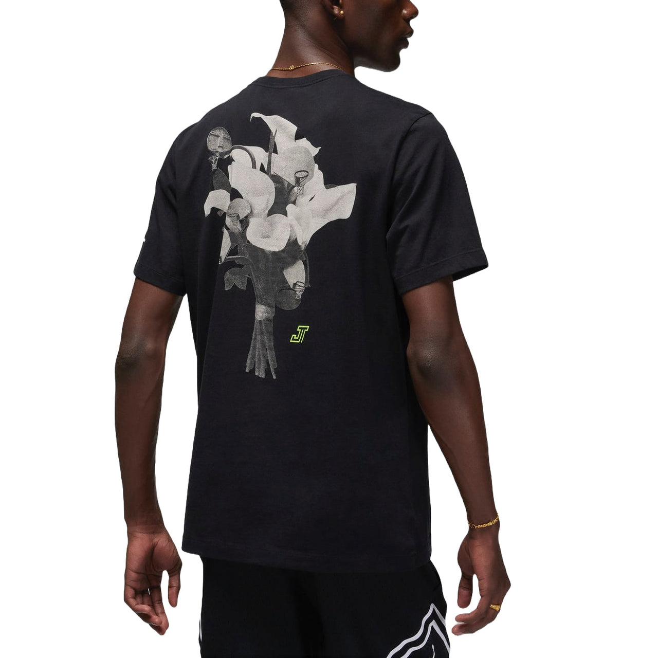 Air Jordan Tatum Graphic T-shirt Asia Sizing 'Black' HF1180-010