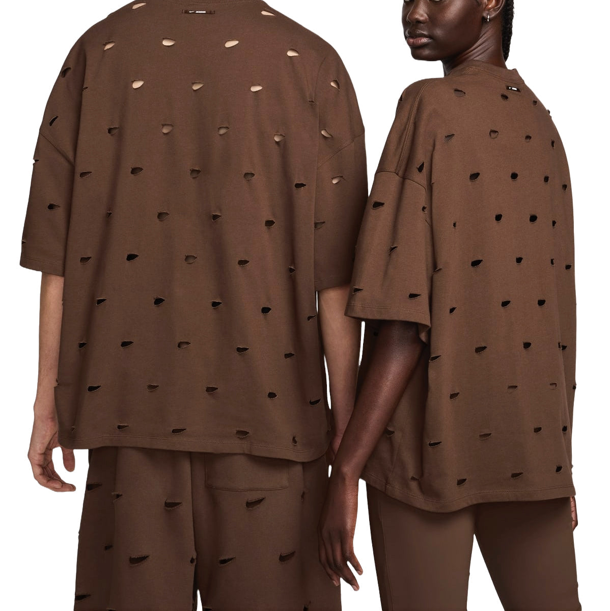 Nike x Jacquemus Swoosh T-Shirt 'Brown' FJ3477-259