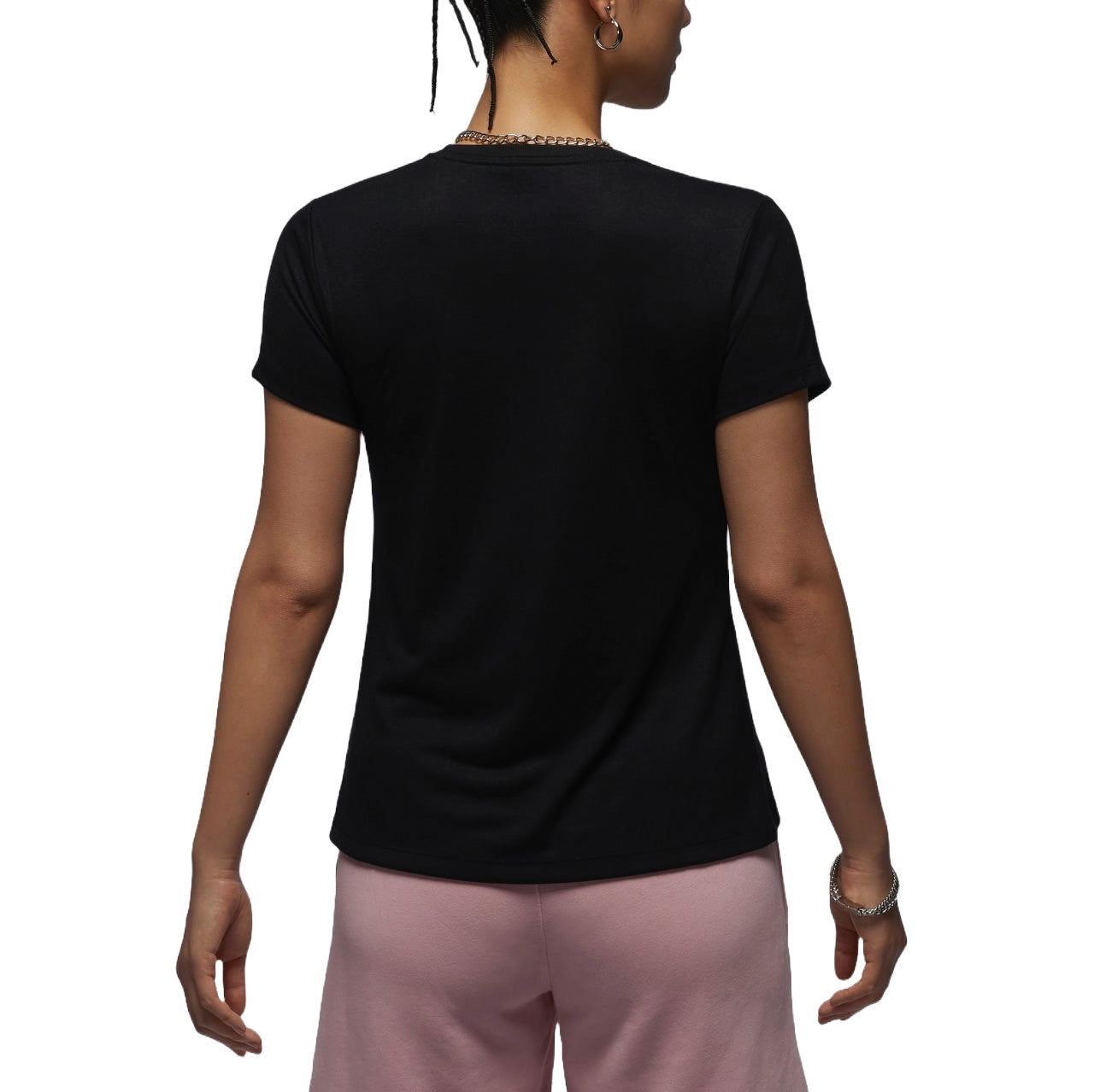 (WMNS) Air Jordan Graphic Slim T-Shirt Asia Sizing 'Black' FN5724-010