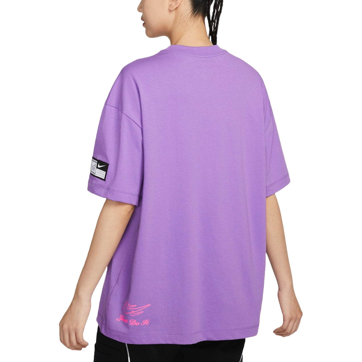 (WMNS) Nike Sportswear Oversized T-shirt Asia Sizing 'Purple' FZ1147-521