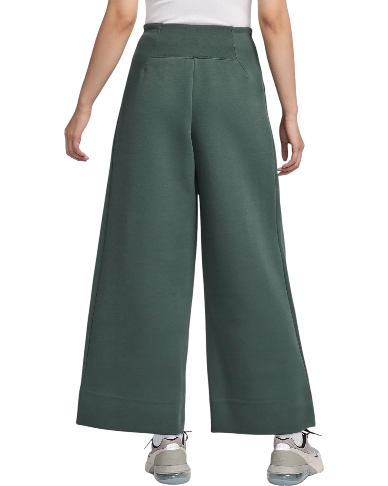 (WMNS) Nike Sportswear Tech Fleece High-Waisted Pants Asia Sizing 'Green' FV8053-338