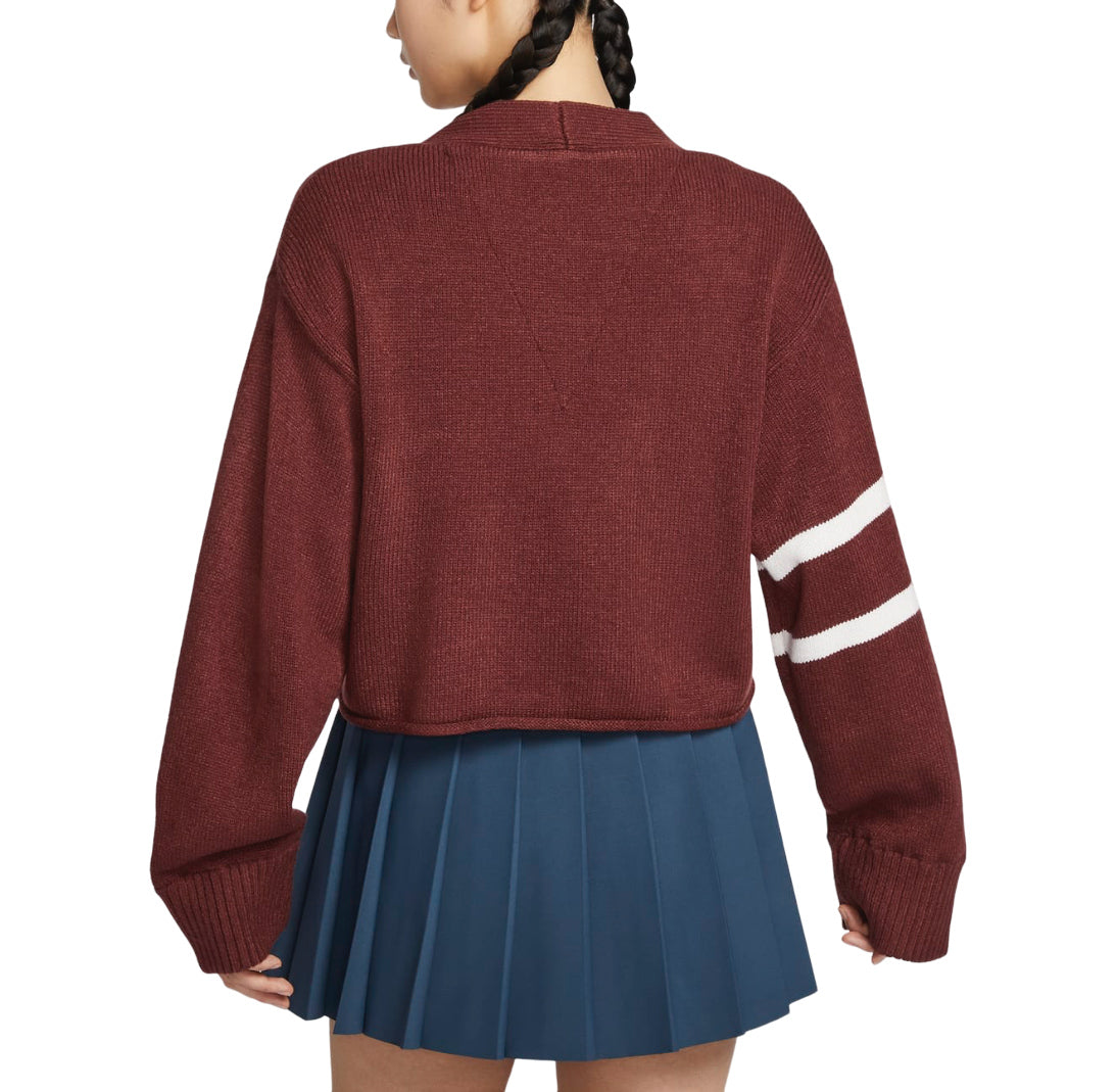 (WMNS) Nike Women by YOON Cardigan Asia Sizing 'Dark Team Red' FZ0275-619
