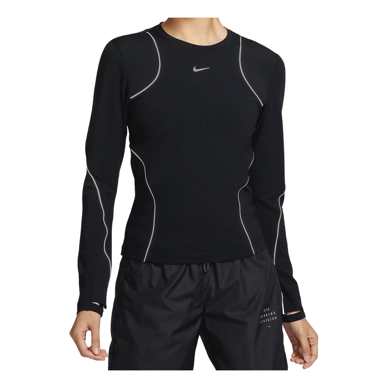 (WMNS) Nike Dri-Fit Running Division T-Shirts 'Black' FV6419-010