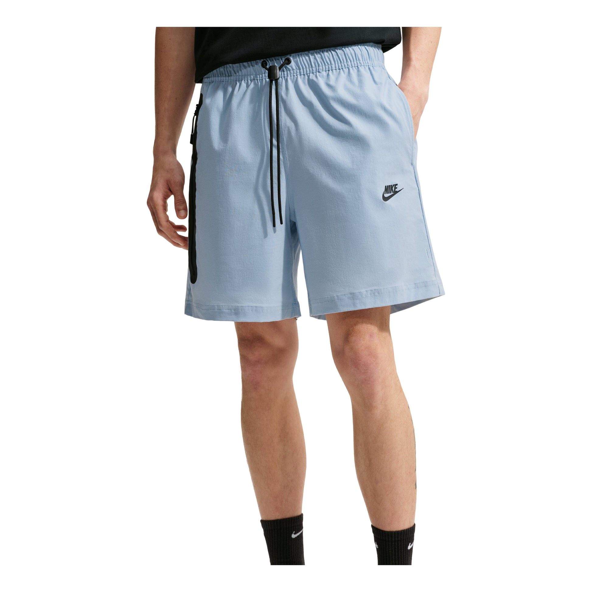 Nike Tech Woven Shorts 'Light Armory Blue Black' HQ0470-440