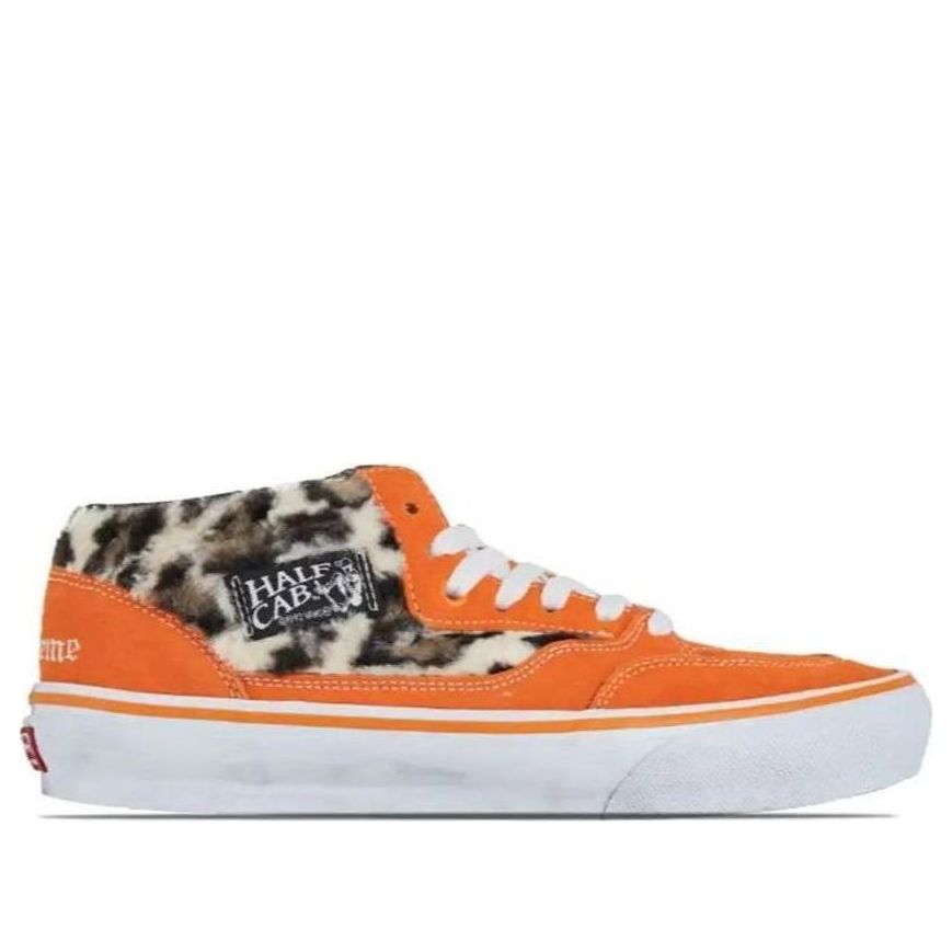 Vans Half Cab x Supreme 'Leopard Orange' VN0A5KYAORA