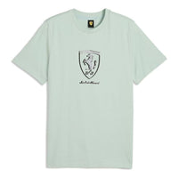 PUMA x Scuderia Ferrari Graphic T-Shirt 'Creme De Mint' 637004-15