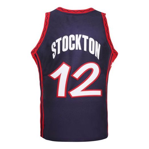 Mitchell & Ness Team USA 1996-97 Jerseys 'John Stockton 12' AJY4SB19065-USANAVY96JST