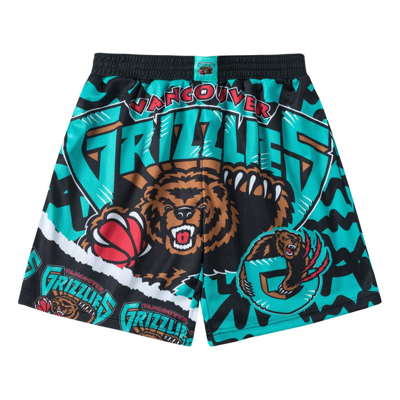 Mitchell & Ness x NBA Jumbotron 2.0 Shorts 'Vancouver Grizzlies' PSHR1220-VGRYYPPPBKTL