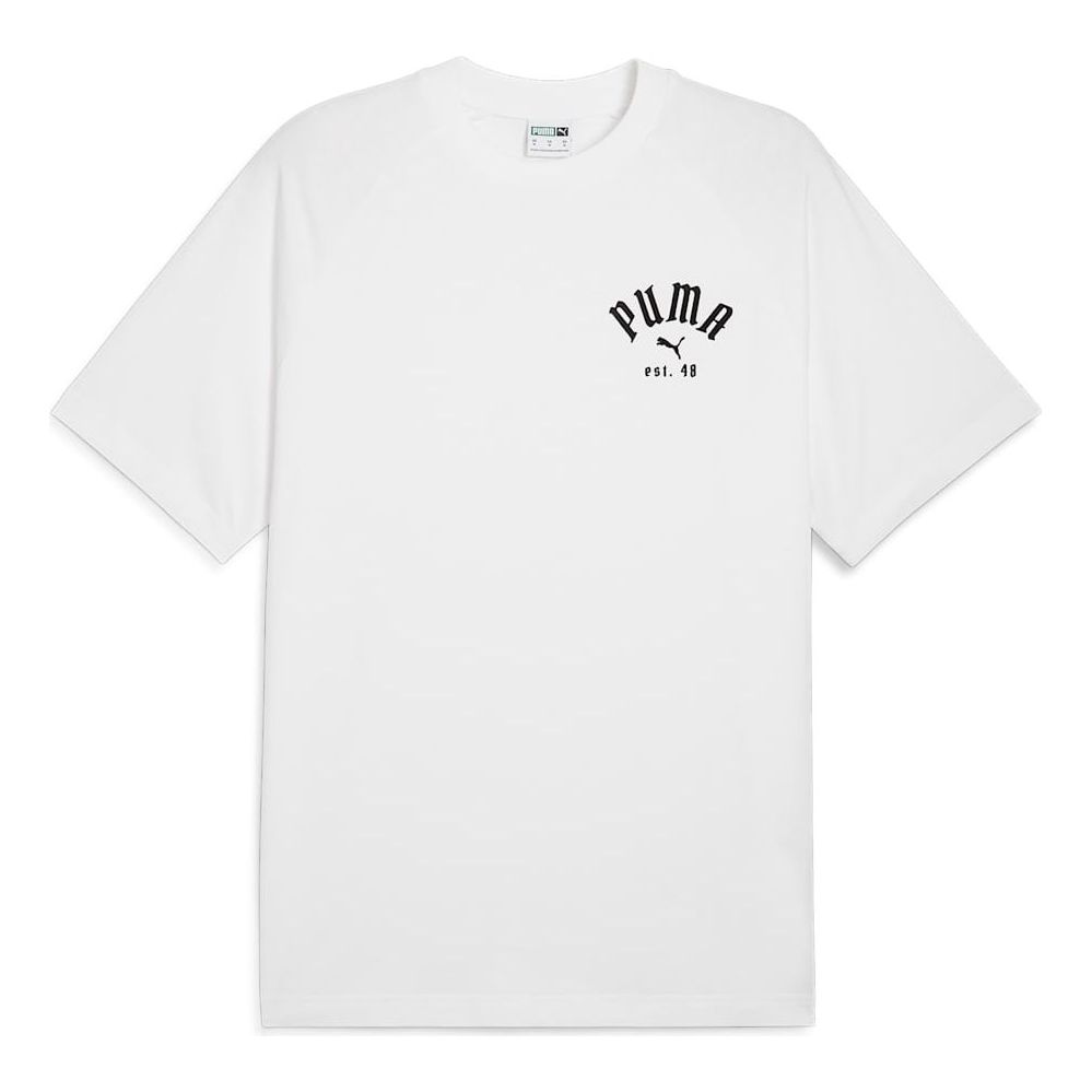 PUMA Play Loud Classics Relaxed Graphic T-shirt 'White' 626767-02