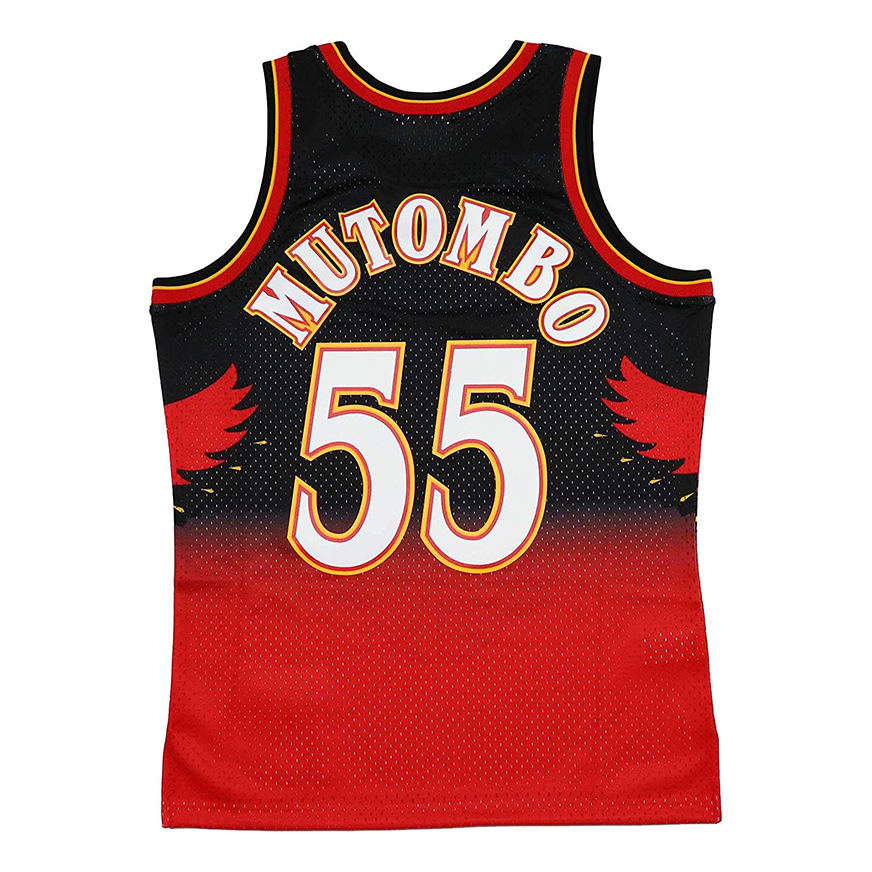 Mitchell & Ness x NBA Atlanta Hawks Swingman Jersey 1996-97 'Dikembe Mutombo 55' SMJYGS18138-AHASCAR96DMO