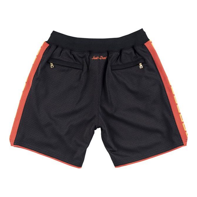 Mitchell & Ness x NBA Hardwood Classics Chinese New years Shorts 'Warriors' SHORBW18068-GSWBLCK95