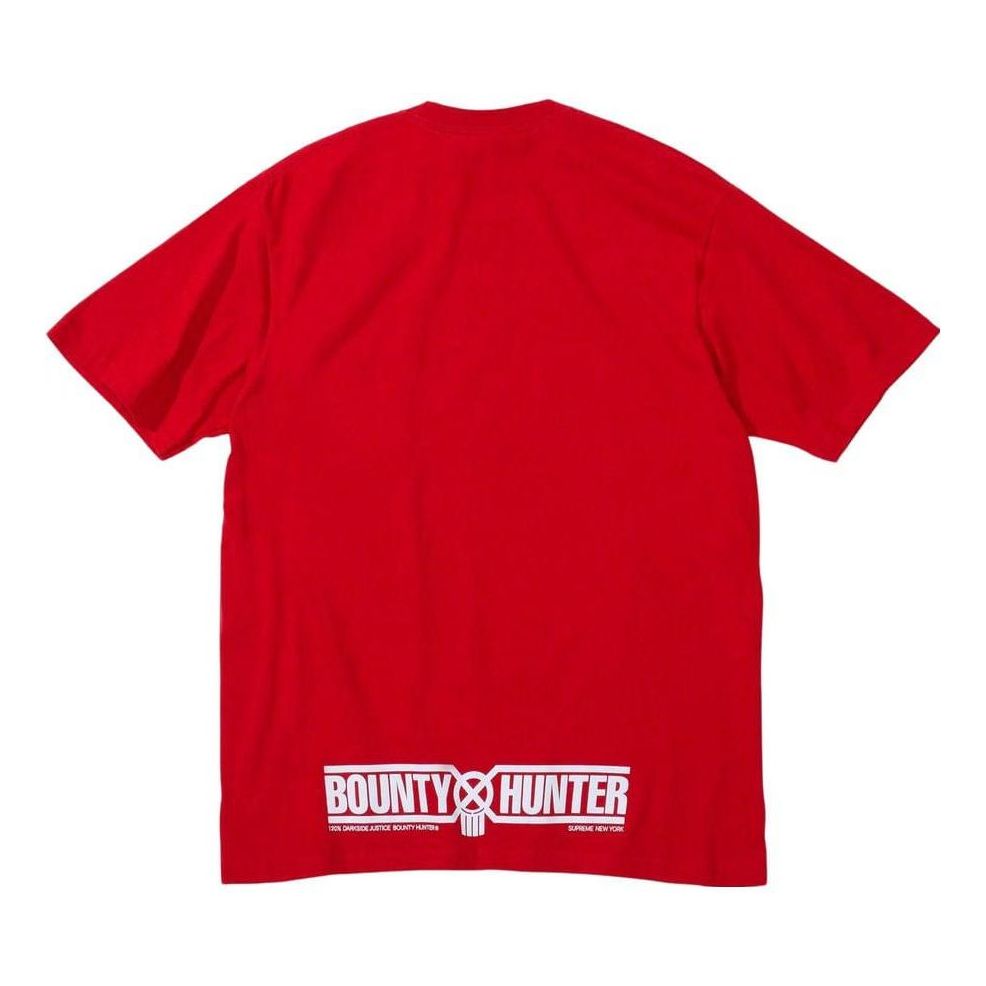 Supreme x Bounty Hunter Wolf T-Shirt 'Red White Black' SUP-FW23-111
