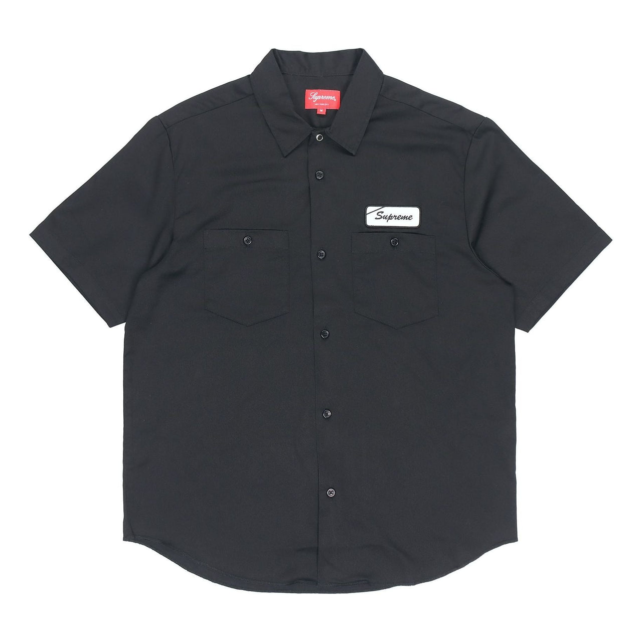 Supreme Dog S/S Work Shirt 'Black' White' SUP-SS21-660