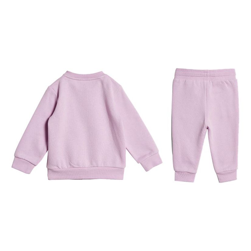 (GS) adidas Adicolor Crew Set 'Purple' HK7471