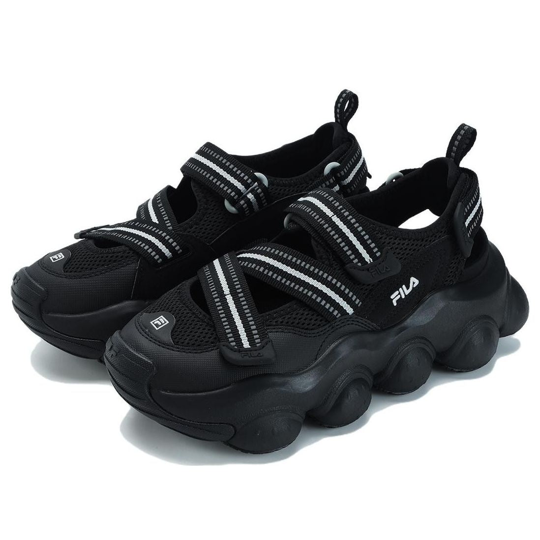 (WMNS) FILA Fragola Tracer shoes 'Black' F12W321403FBK