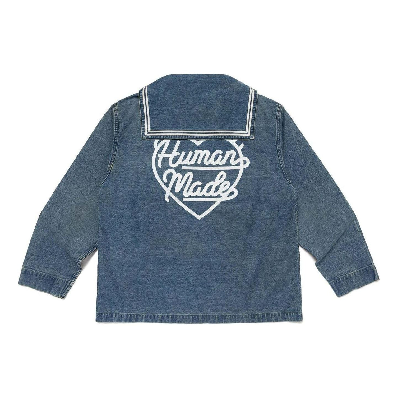 HUMAN MADE Denim Sailor Shirt 'Blue' HM27SH011