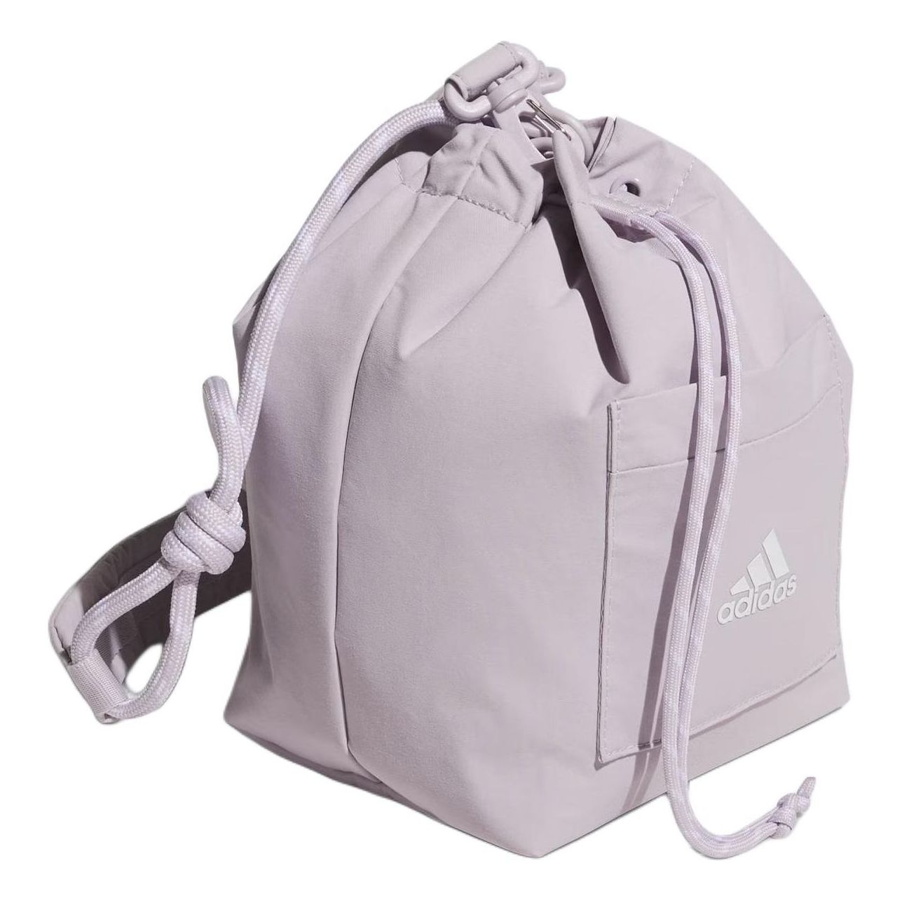 adidas Crossbody Drawstring Sport Casual Bag 'Purple' JJ2081