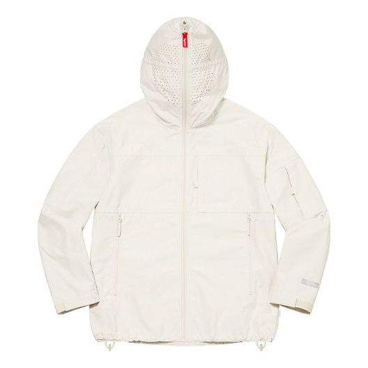 Supreme Full Zip Facemask Jacket 'White' SUP-SS22-610