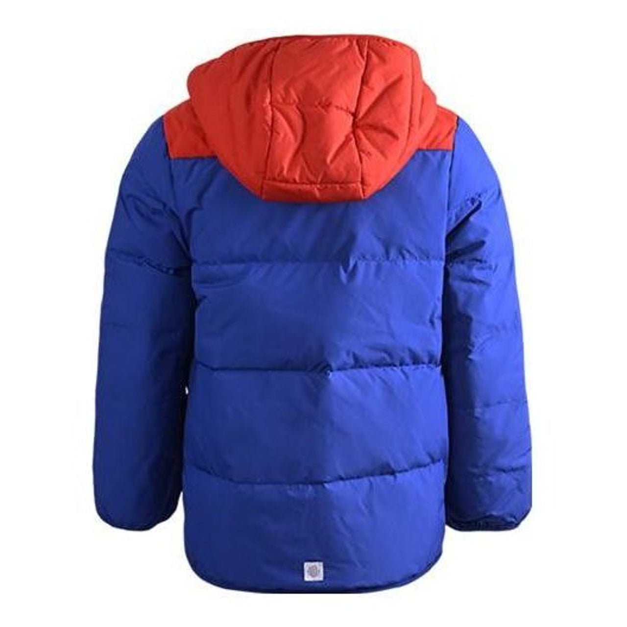 (GS) adidas Long Down Jacket 'Blue Red' HM5238