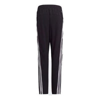 (GS) adidas AEROREADY Primegreen 3-Stripes Tapered Woven Pants Asia Sizing 'Black White' GT9421