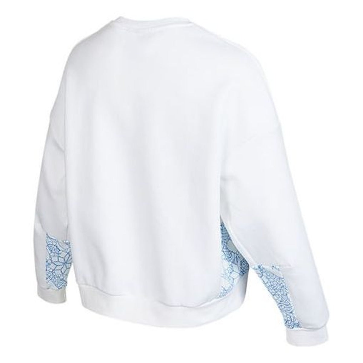 (WMNS) adidas Crew Sweatshirt 'White Blue' HE2918