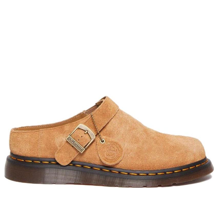 Dr. Martens Isham Desert Oasis Suede Mules 'Sand Tan' 30619291