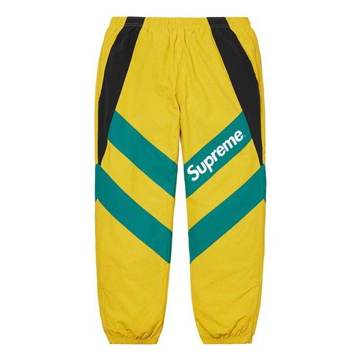 Supreme Paneled Track Pants 'Yellow Green Black' SUP-SS20-113
