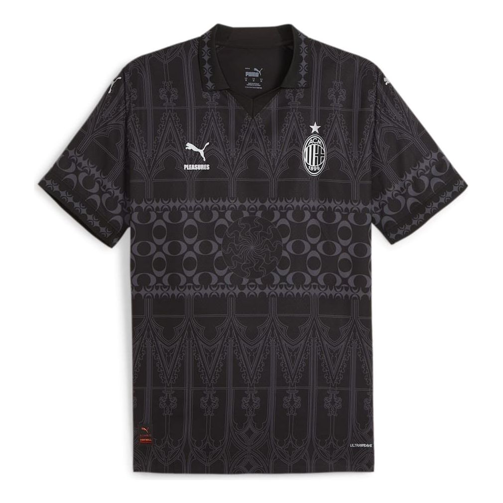 PUMA x PLEASURES AC Milan Authentic Football Jersey 'Black' 776062-01