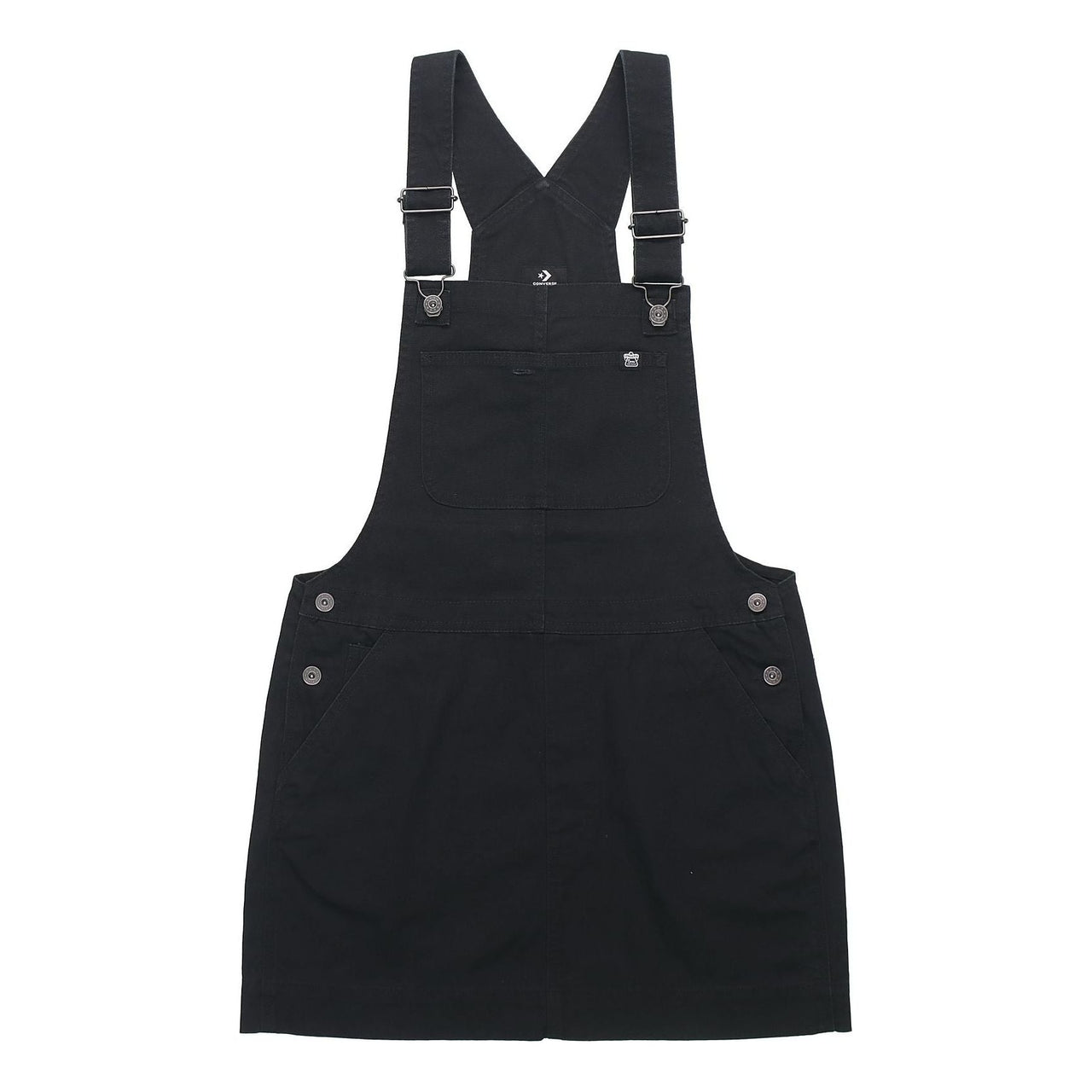 (WMNS) Converse Casual Suspender Skirt 'Black' 10018415-A02