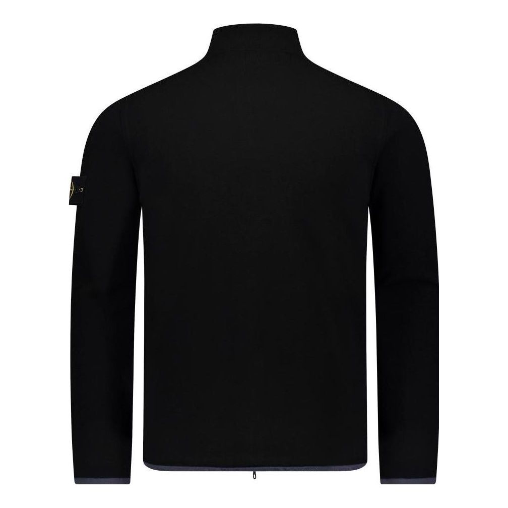 STONE ISLAND Logo Patch Zipped Jumper 'Black' 7915503A1-V0029
