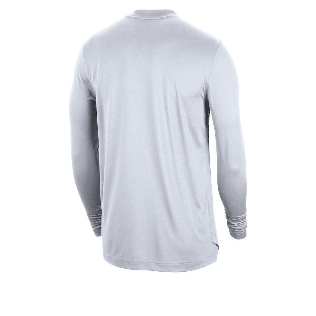 Nike Dri-Fit NBA Brooklyn Nets City Edition Long Sleeve T-Shirt 'Grey Blue' DN8487-100