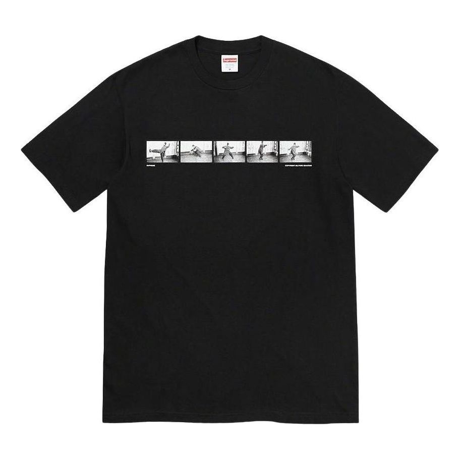 Supreme Winter T-Shirt 'Black White Red' SUP-FW22-807