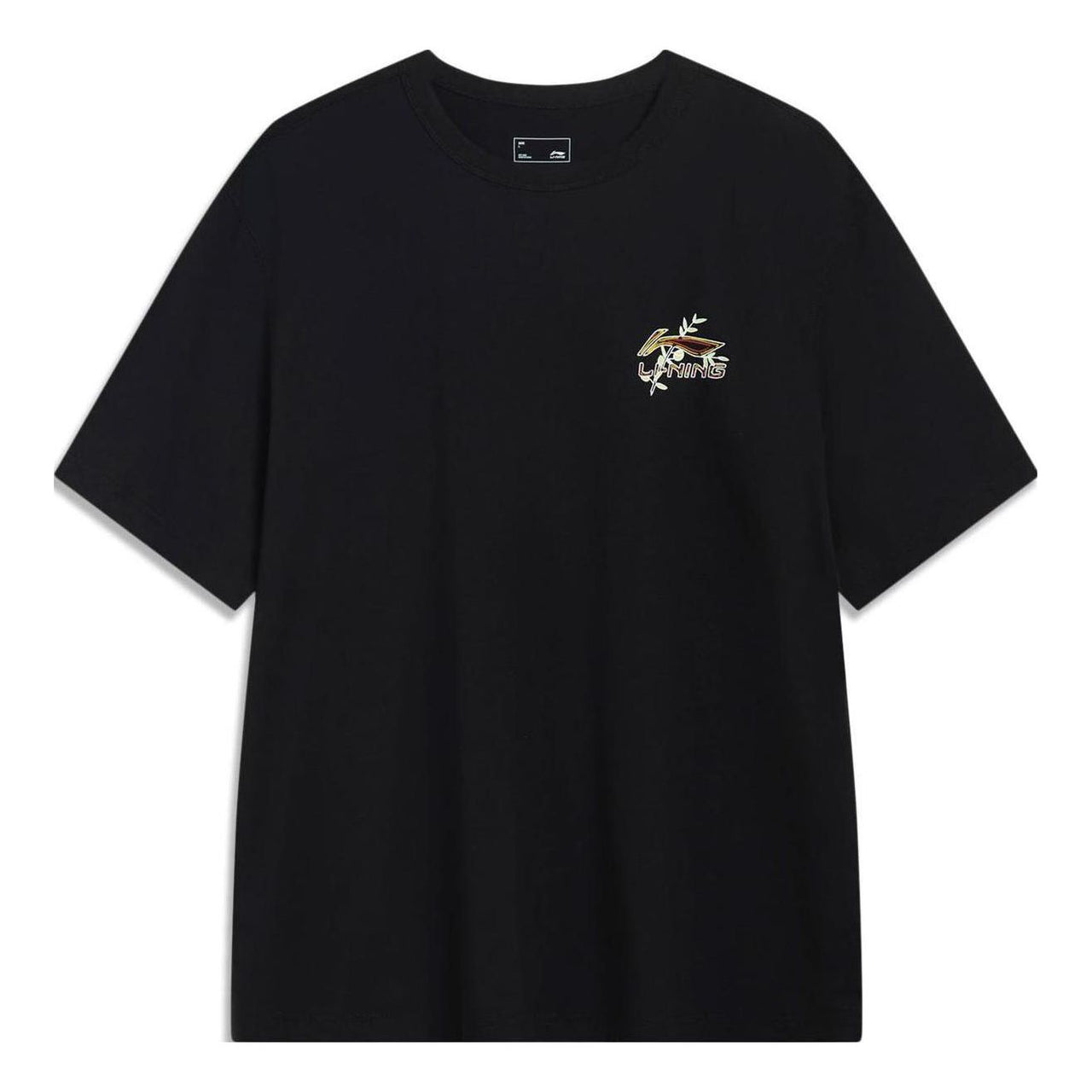 Li-Ning Classic Logo T-shirt 'Black' AHSU973-2
