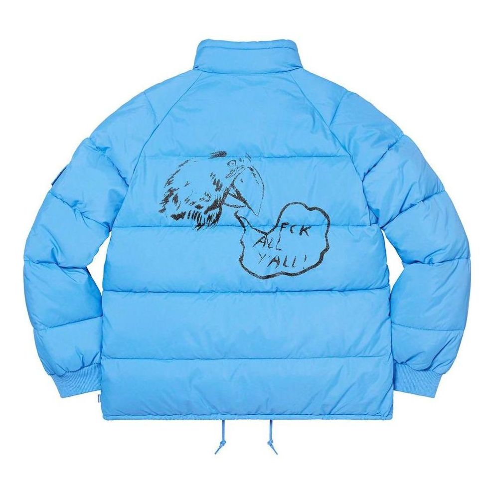 Supreme Raymond Pettibon Mechanics Jacket 'Blue Black' SUP-FW22-956