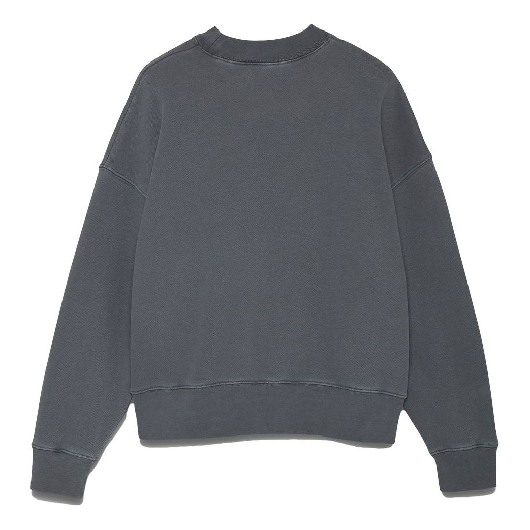 Palm Angels GD Curved Logo Crew 'Grey White' PMBA026F21FLE0041001