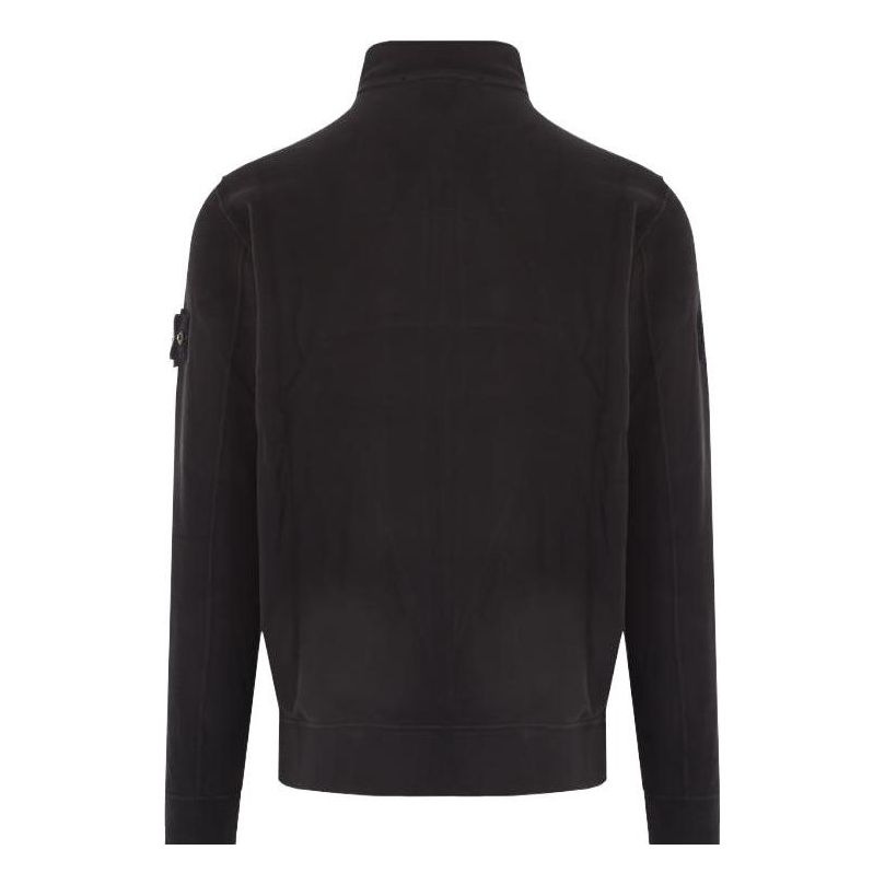STONE ISLAND Logo Patch Zip-Up Jacket 'Black' 791562820-V0029