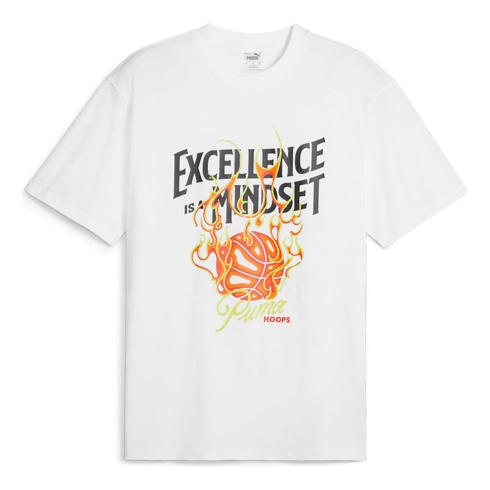PUMA Hoops Excellence Basketball T-shirt 'White' 624754-01
