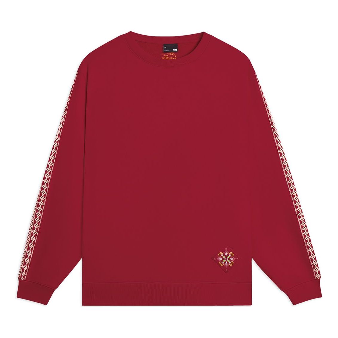 Li-Ning Chinese Culture Graphic Sweatshirt 'Red' AWDSF51-1