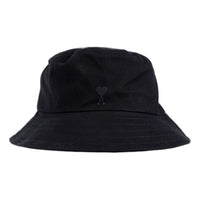 AMI SS26 Alexandre Mattiussi Black Ami De Coeur Bucket Hat 'Black' UHA666-AW0041-001