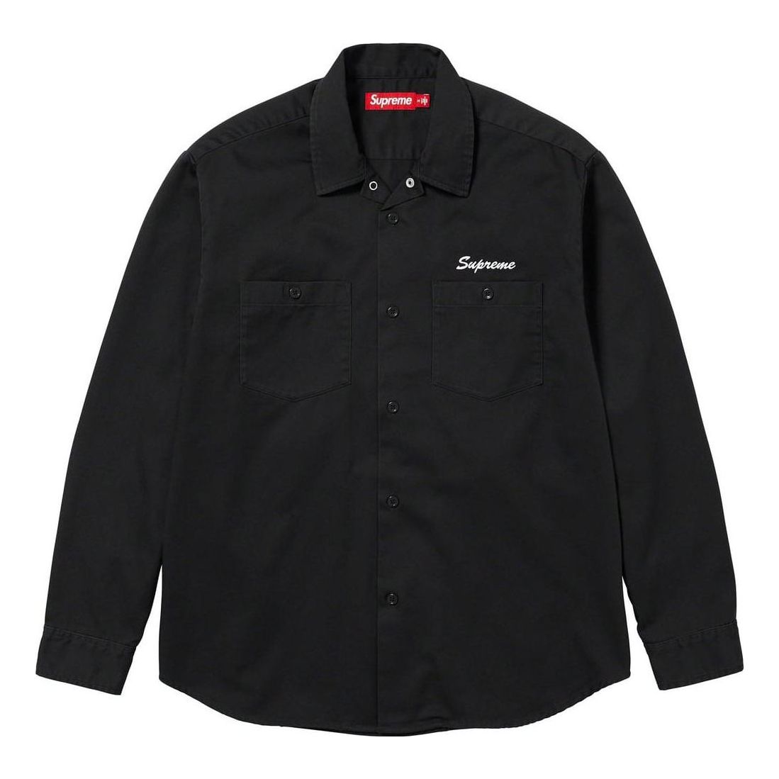 Supreme x American Psycho Work Shirts 'Black Red' SUP-FW23-092