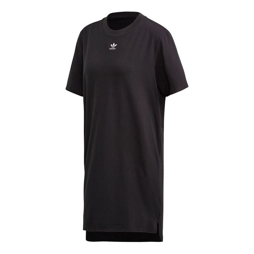 (WMNS) adidas Trefoil Dress Asia Sizing 'Black White' FM3276