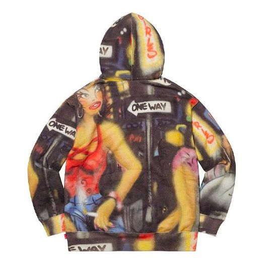 Supreme x Lady Pink Hooded Sweatshirt 'Multi-Color' SUP-FW21-103