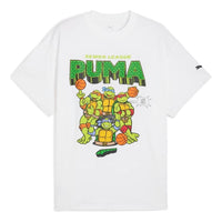PUMA x TMNT Basketball T-shirt 'White' 630929-01