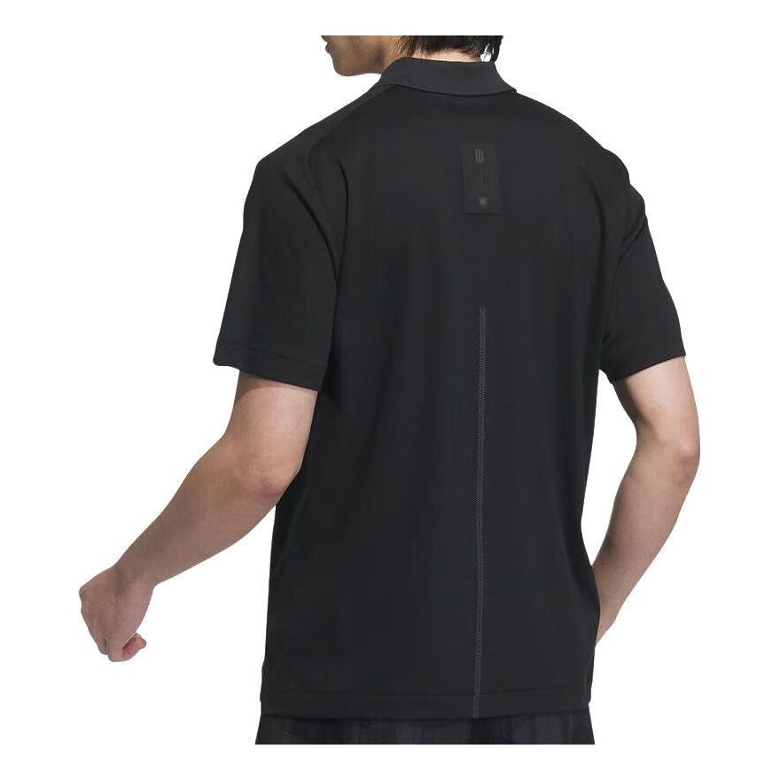 adidas Wuji Must Polo Shirt Asia Sizing 'Black' JE6665