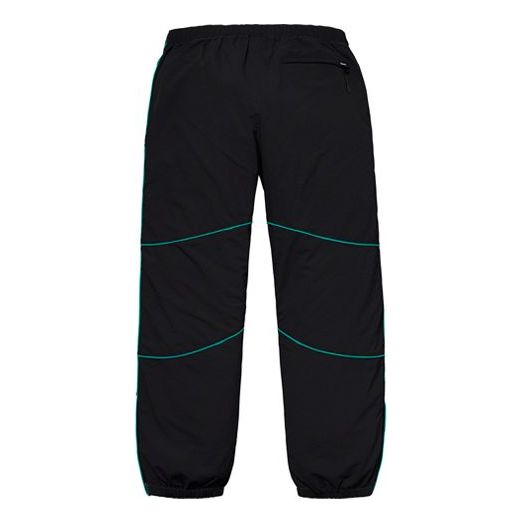 Supreme Piping Track Pants 'Black Blue' SUP-SS19-167