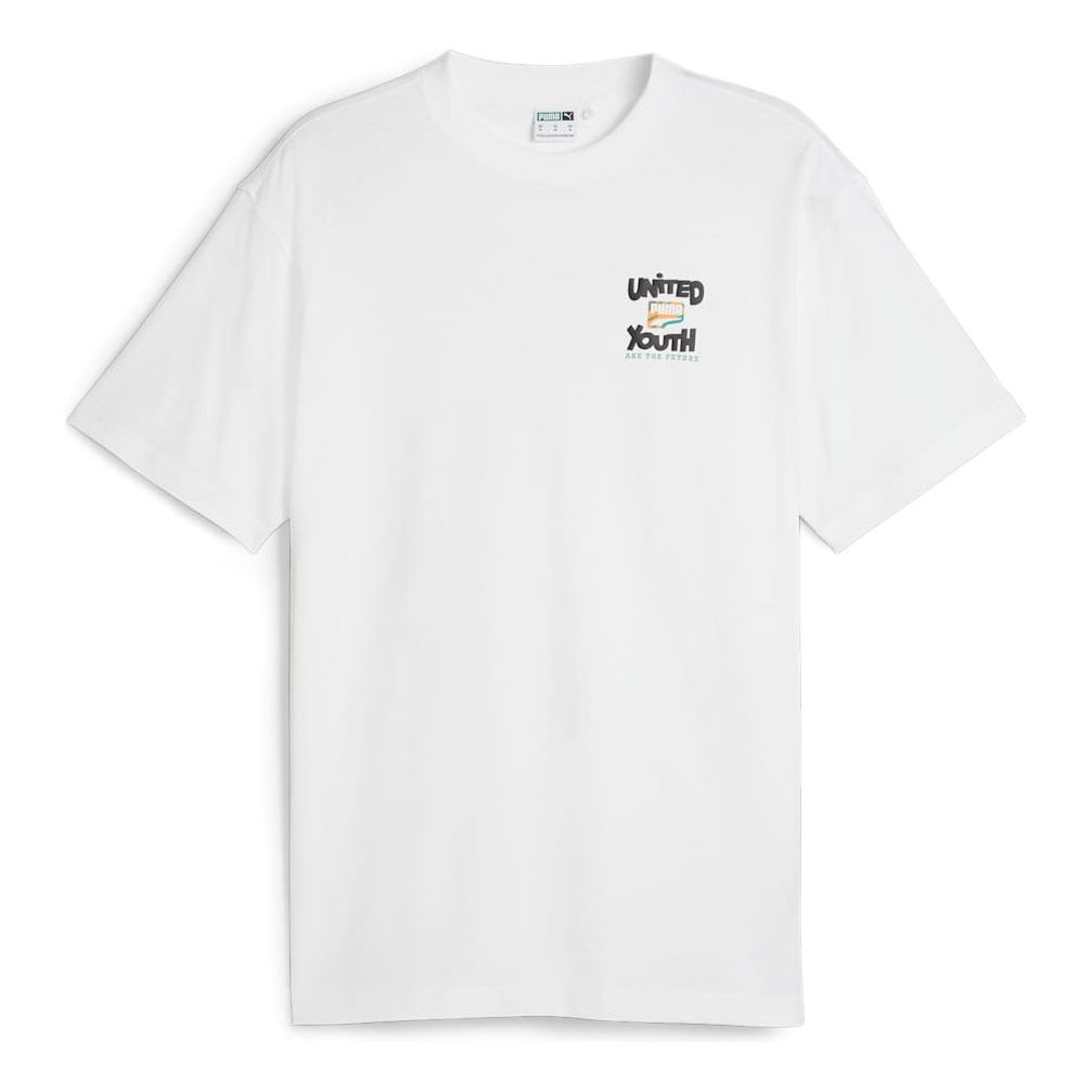 PUMA Downtown Graphic T-shirt 'White' 626097-52