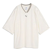 (WMNS) PUMA Lace Pack Oversized Jersey 'Warm White' 638741-87