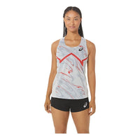(WMNS) ASICS CJ-Line Light Singlet 'Glacier Grey Electric Red' 2092A386-022