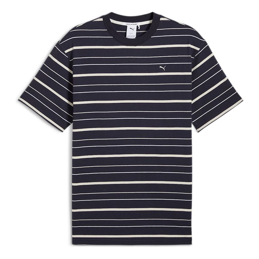 PUMA MMQ Striped T-Shirt 'New Navy' 626552-16
