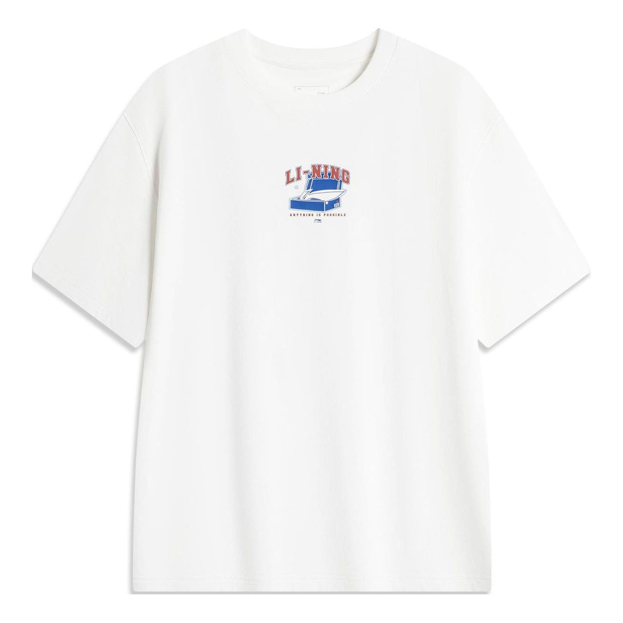 Li-Ning Cartoon Graphic T-shirt 'White' AHSU541-1